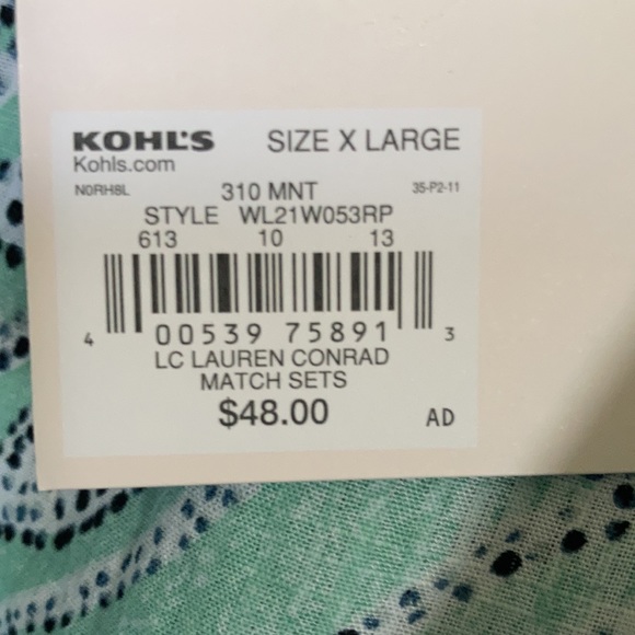 LC Lauren Conrad peasant boho vibe top size XXL - Picture 14 of 17